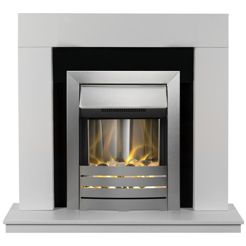 Adam malmo fireplace - malmo, white