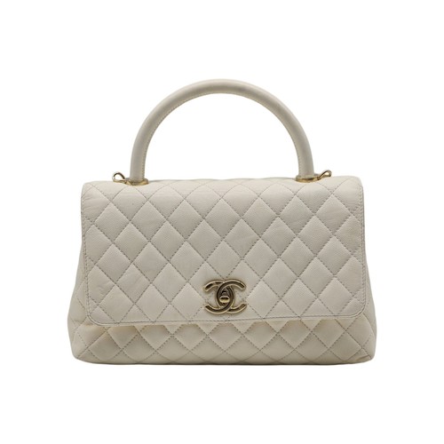 Chanel coco top handle leather - coco,