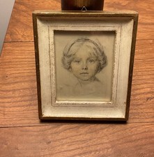 Miniature Pencil Portrait of
