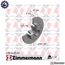 2x BRAKE DISC 470.5405.00 FOR