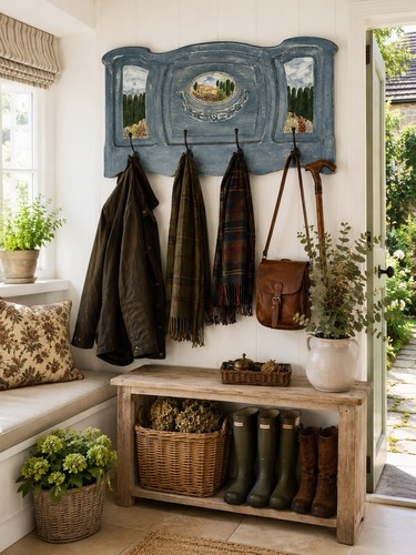 Handmade solid oak - rack,