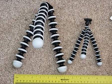 LOT 2 x FLEXIBLE MULTI GRIP CAMERA TRIPOD MOUNT NEW Articulated Gorilla Pod Mini