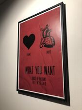 Rare House Of Balloons Poster A3 The Weeknd Framed Music Cult Classic