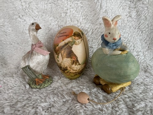Vtg easter paper - vtg, bunny-