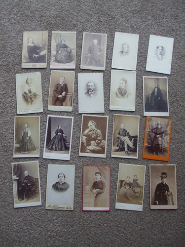Job lot cdv photographs - ,