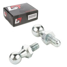 2x Ball Joint Pin Gas Spring M6 Thread 10mm Ball Head DIN71803 for SKODA