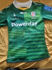 London Irish Signed Jersy Rugby Shirt 2021/22 Season