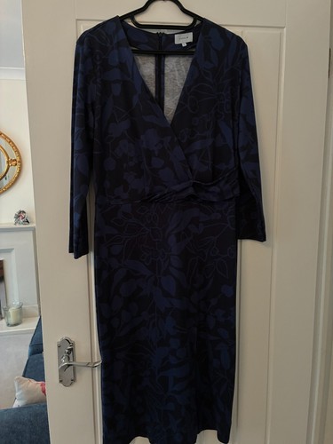 Jigsaw navy patterned - patterned, dress