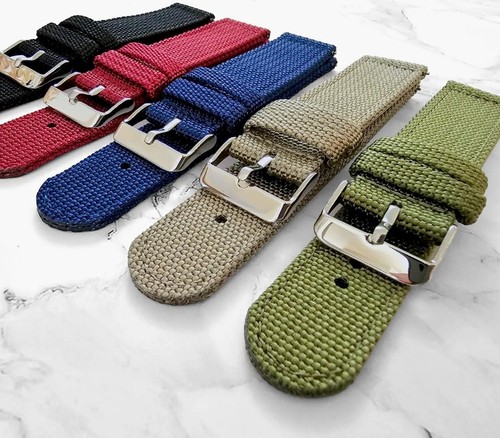 Canvas watch strap band - strap,