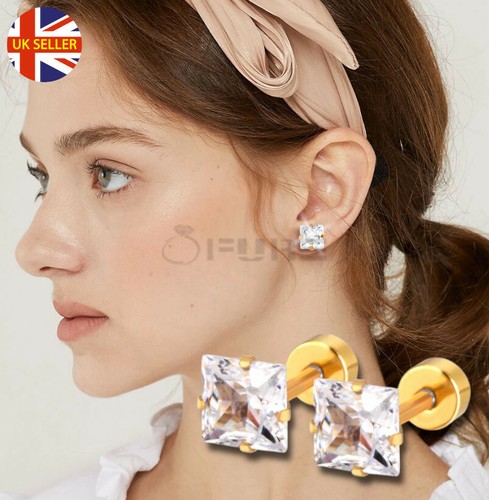 8mm simulated square diamond - 8mm,