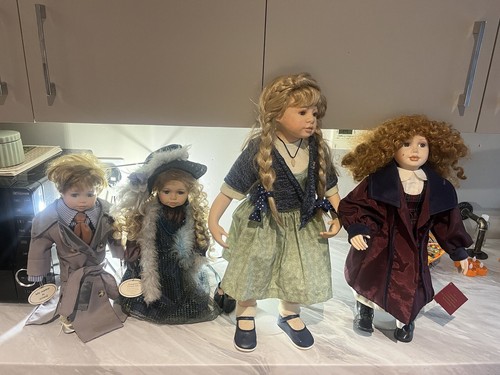 Porcelain dolls job - porcelain, lot