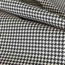 Black & Beige Houndstooth