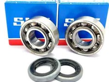HUSQVARNA 357 357xp 359 359G crankshaft bearings seals,738 22 02-2,Made in ITALY