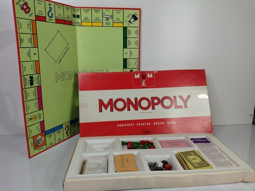 Vintage 1972 monopoly board - vintage,