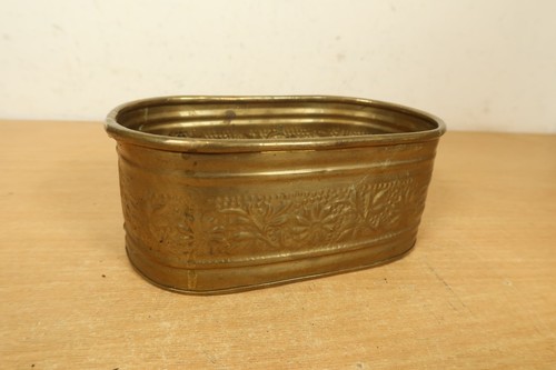 Antique brass planter trough - antique,