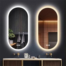 Oval Backlit LED Bathroom