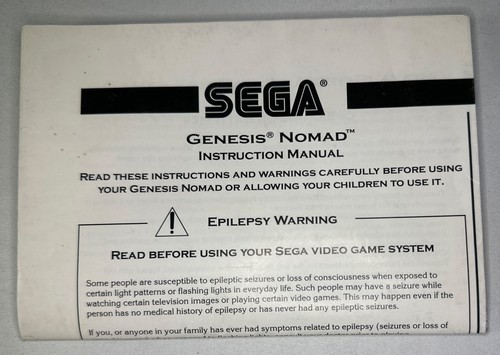 Sega genesis nomad - sega, console