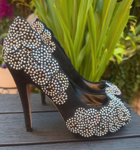 Karen millen black peep toe - peep,