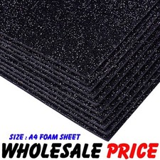 10 PCS A4 Glitter Premium Quality 12 Colours Arts Crafts foam Sheets