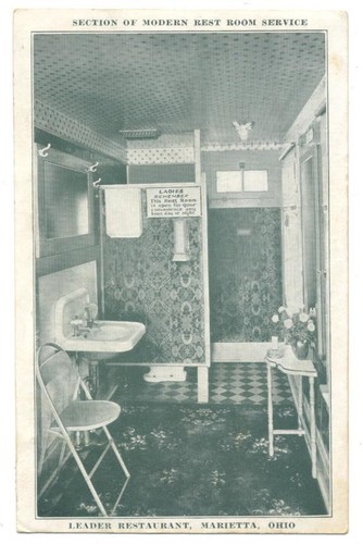 Rare roadside bathroom - roadside!,