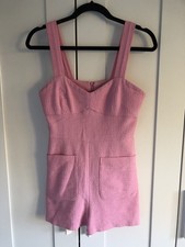 Zara Pink Tweed Playsuit short