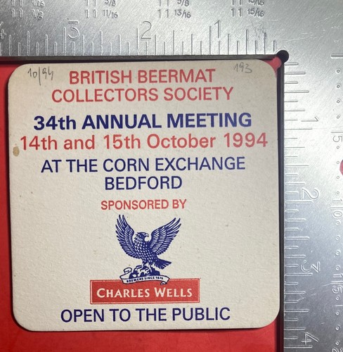 1994 british beermat - british,