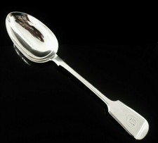 Sterling Silver Serving Spoon, John Stone, Exeter Antique 1856