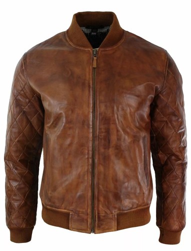 Mens tan brown vintage real - tan,
