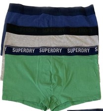 Superdry Men's Trunk Single Pcs Underwear Multi Color Waist Band Mixed Colors