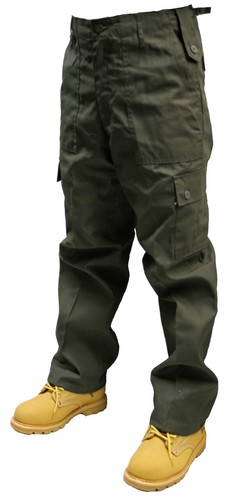 Combat style olive cargo - olive,