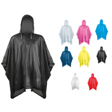 Plastic Poncho Rain Coat
