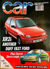 Car magazine jan 1990 ford - car,