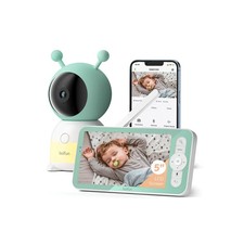 Boifun 2K Video Baby Monitor, 360° Camera 5'' Screen, Motion Detect, Night Light