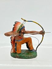 Elastolin Hausser  composite Indian with bow & arrow 6830 7CM SCALE