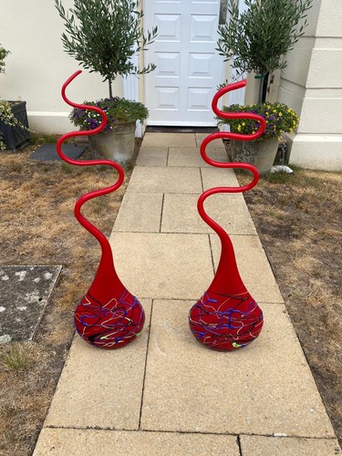 Handmade art glass sculpture - handmade,