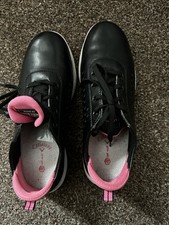 Callaway Women’s black Golf Trainers (not sure if they are leather) 