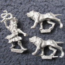 1990 Dark Elf MM73 Whelp Master & War Hounds Marauder Army Chaos Dog Handler