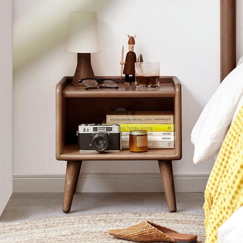 Pure solid wood bedside - pure,