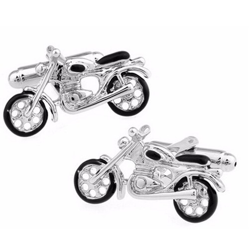 Silver plated motorbike - plated,