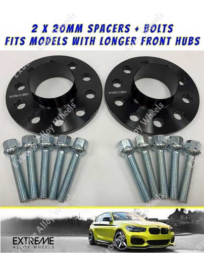 Black wheel spacers 20mm - wheel, fr