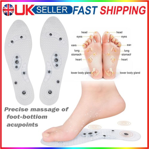 Magnetic massage shoe insoles - magnetic,