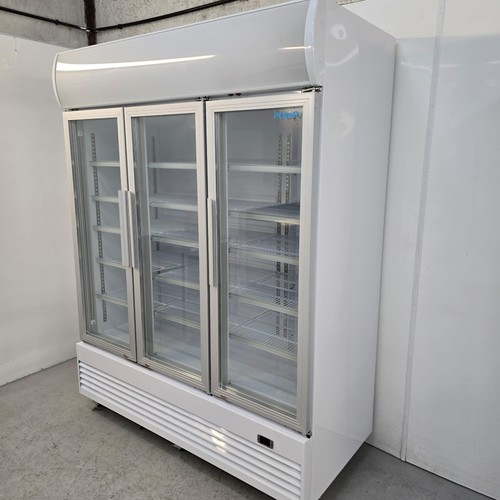 Display fridge triple door - fridge,