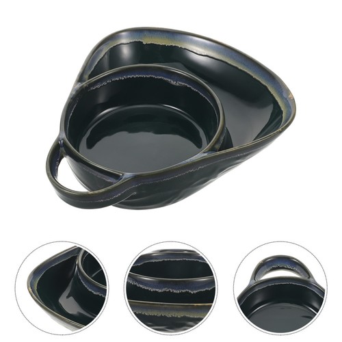 Set divided stoneware - of,