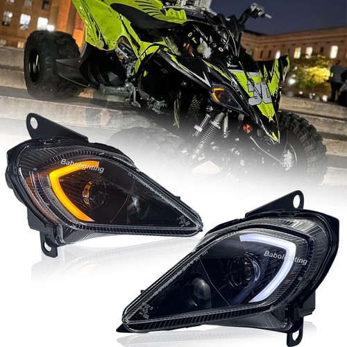 Pair led headlights set - led,
