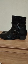 Women's Black Leather Boots
