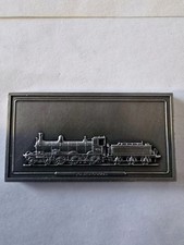 JONES GOODS HIGHLAND RAILWAY LOCOMOTIVE NO.103 PEWTER PLAQUE INGOT JOHN PINCHES