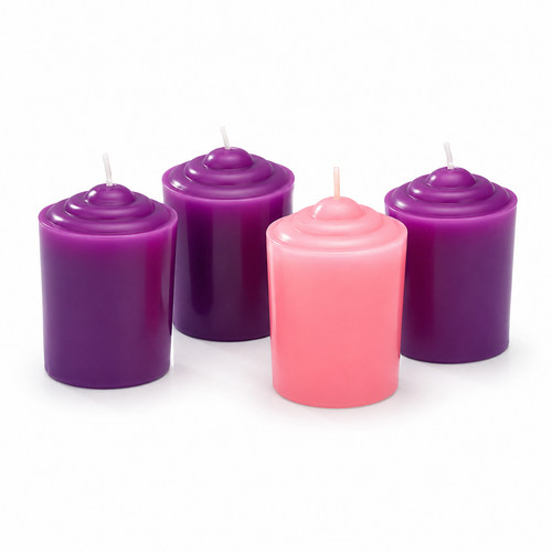 Advent votive candle set - votive,