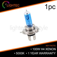 H4 100W HID WHITE XENON