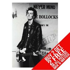 SID VICIOUS SEX PISTOLS BB1 POSTER ART PRINT A4 A3 SIZE - BUY 2 GET ANY 2 FREE