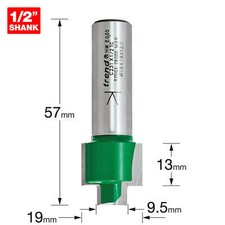 Trend CRAFTPRO Stepped Rebate Router Cutter 9.5mm 13mm 1/2"